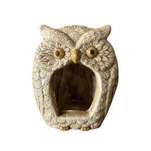 Vintage Owl MCM Kitsch Hand painted Thingamabobit